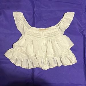 Beautiful White Lace Boho Crop Top